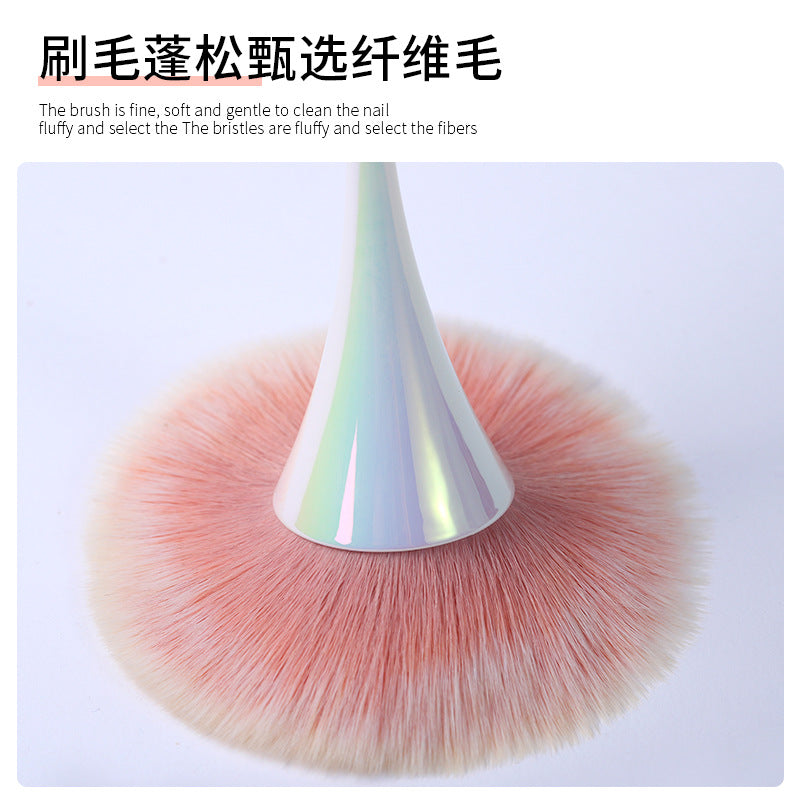 Mermaid Pink Nail Dust Brush