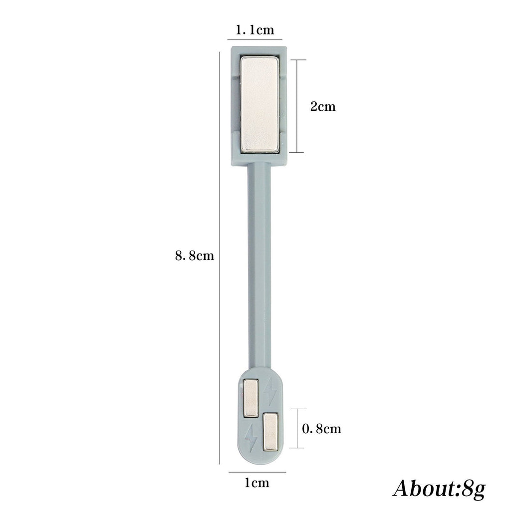 1pc Hypoallergenic Dual-Headed Magnetic