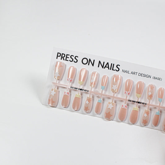 Press on nails long strip 40pcs JLS-306