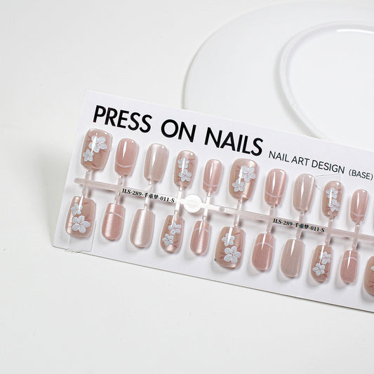 Press on nails long strip 40pcs JLS-289-千重梦-011