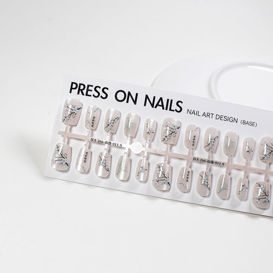 Press on nails long strip 40pcs JLS-266-山逸-011