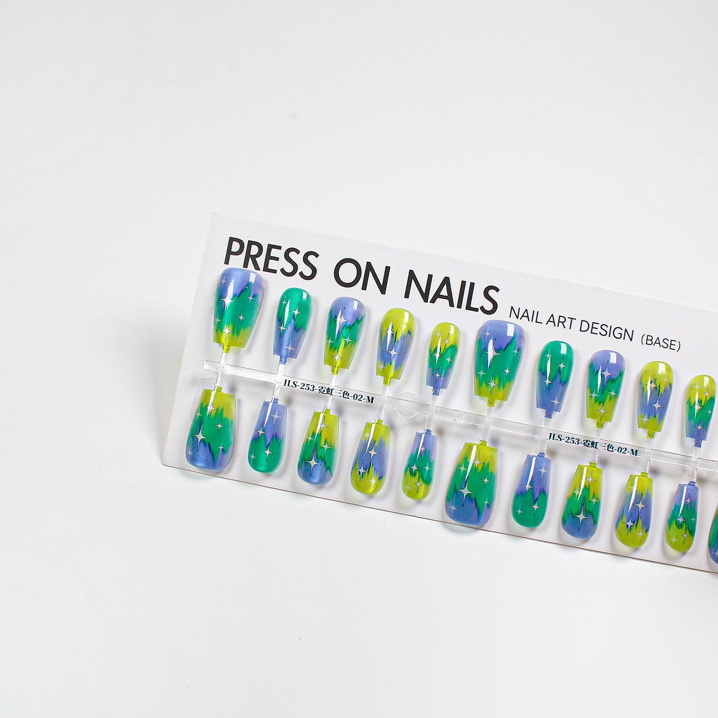 Press on nails long strip 40pcs JLS-253