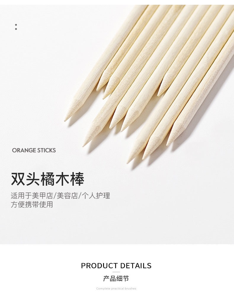 Wood cuticle stick 100pcs