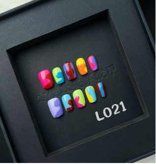 Handmade press on nail L021