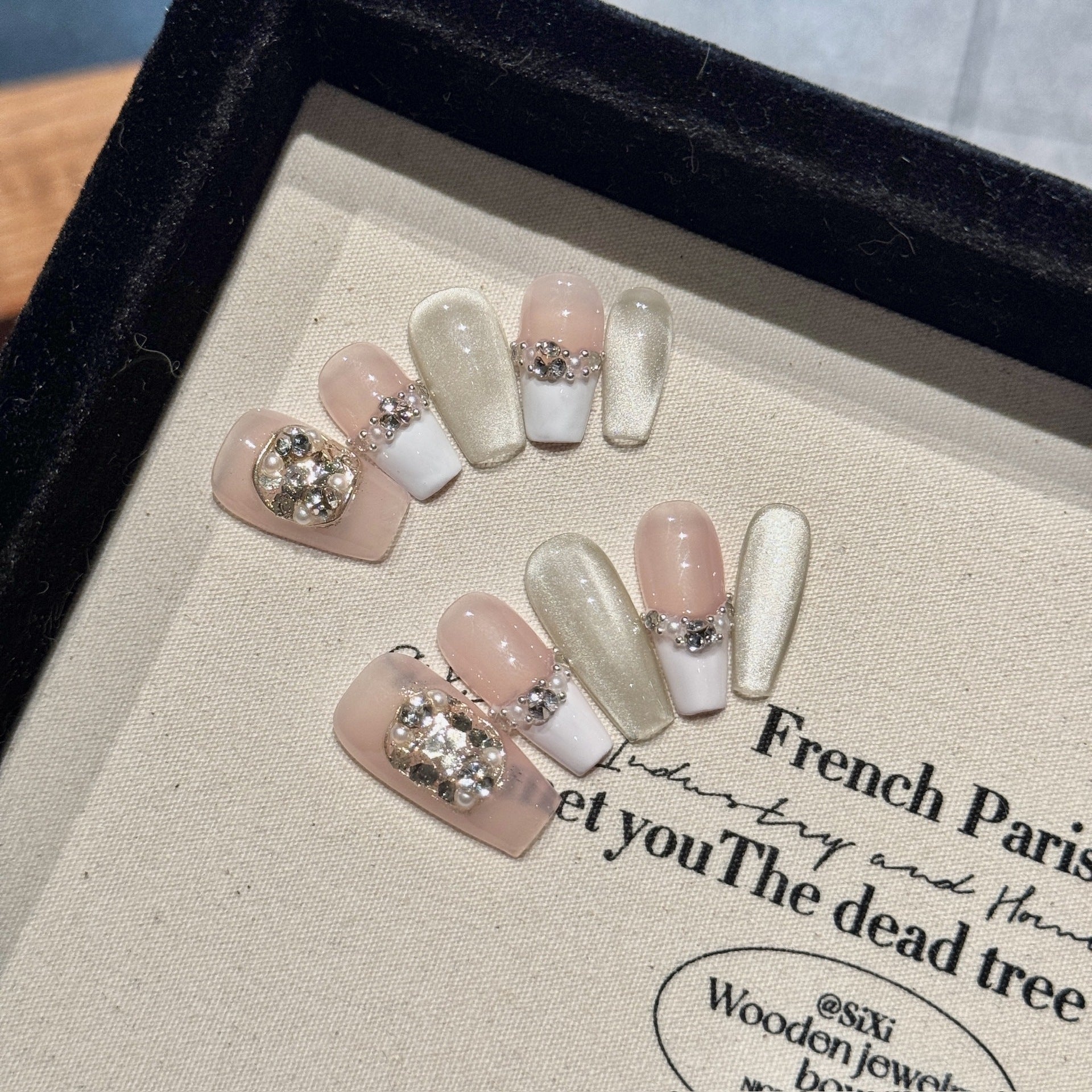 Y-H  hand made press on nails Little Fairy 2279