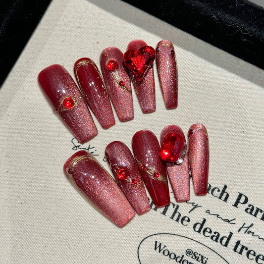 Y-H Ruby Cat's Eye 2302