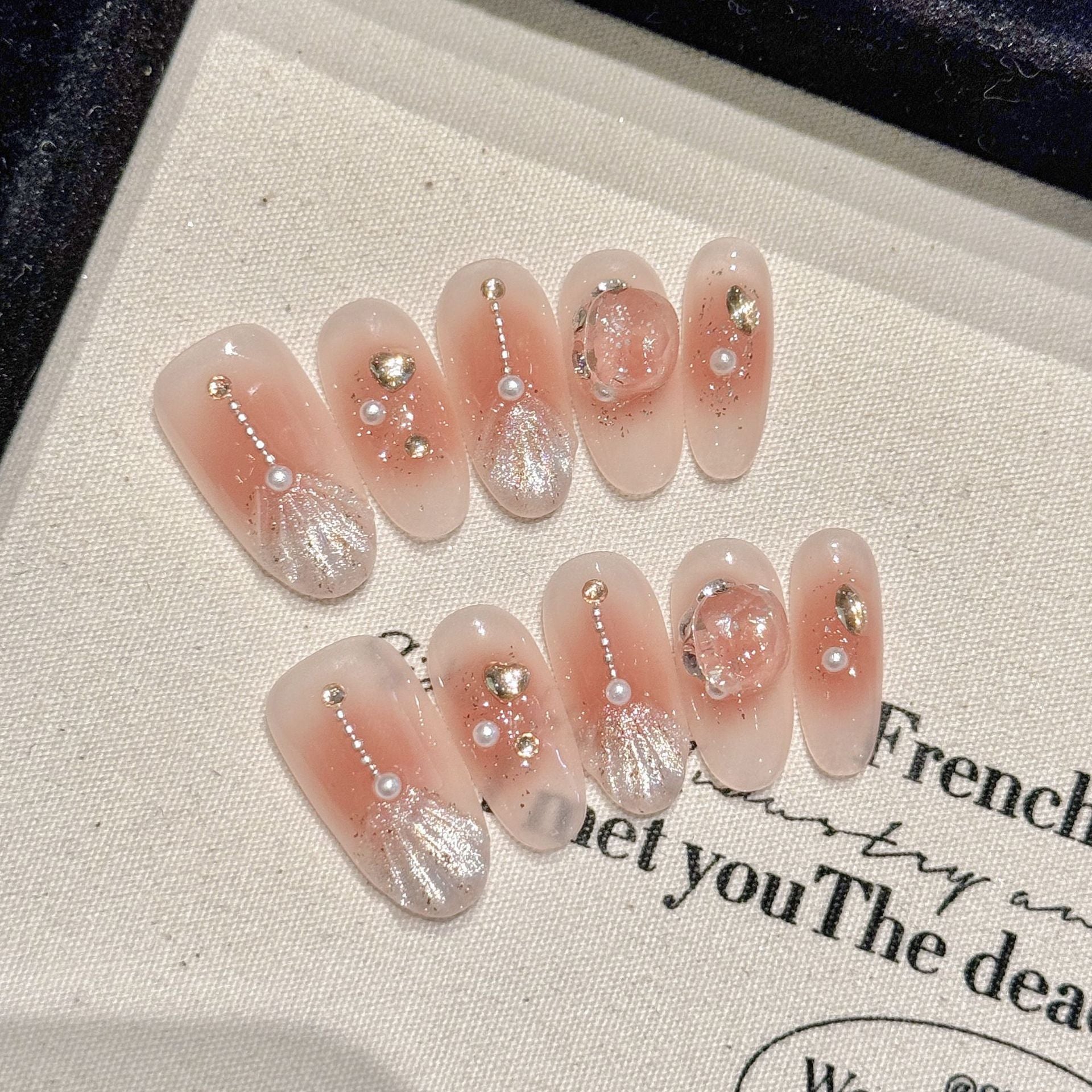 Y-H hand made press on nails Skirt 2305
