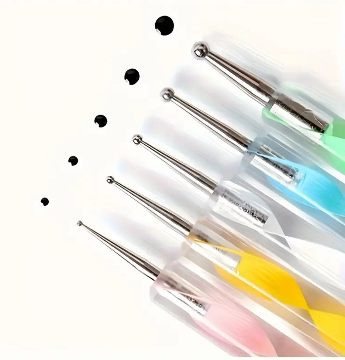 5pcs Nail Art Dotting Pen Set