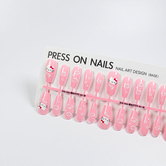 Press on nails long strip 40pcs JLS-416