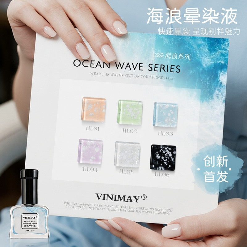 6pcs Ocean Wave Blooming Liquid