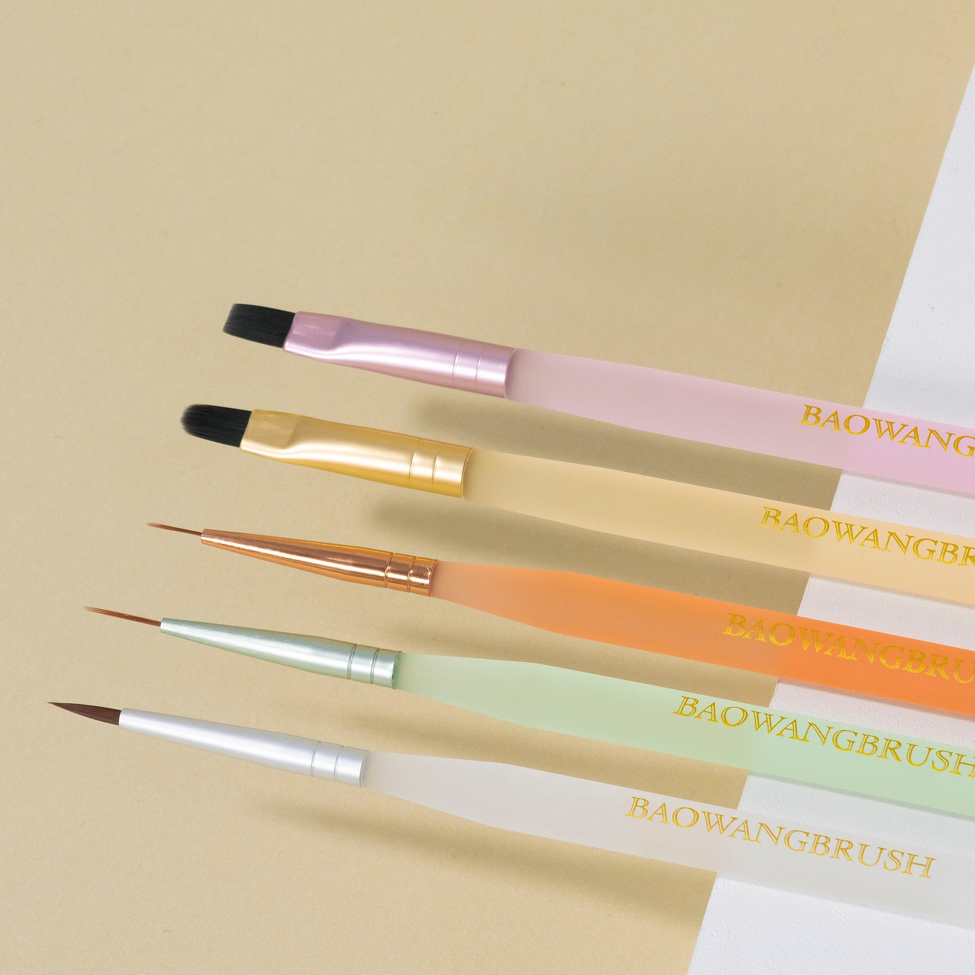 Furit Color Nail Brush Set