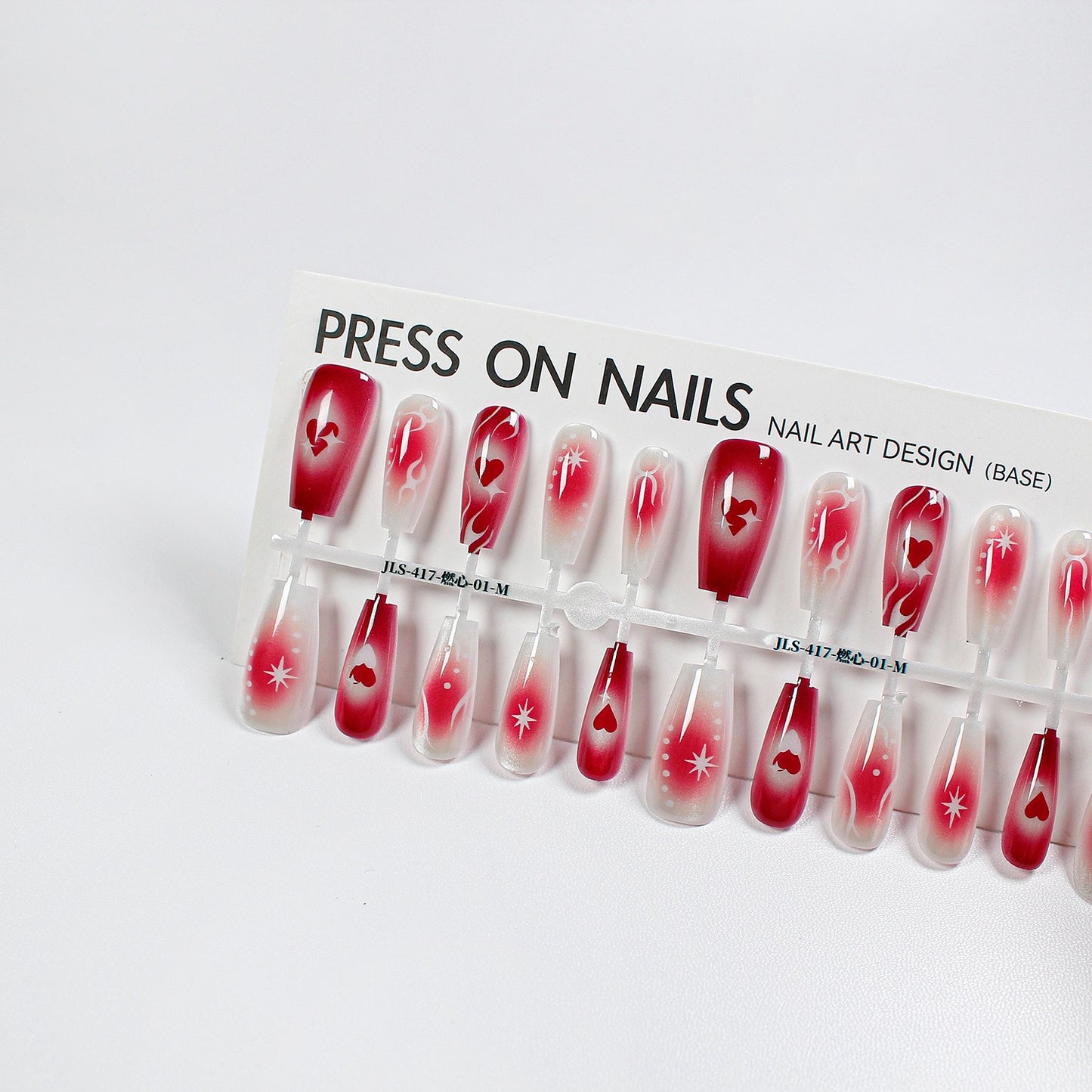 press on nails long strip 40pcs JLS-417