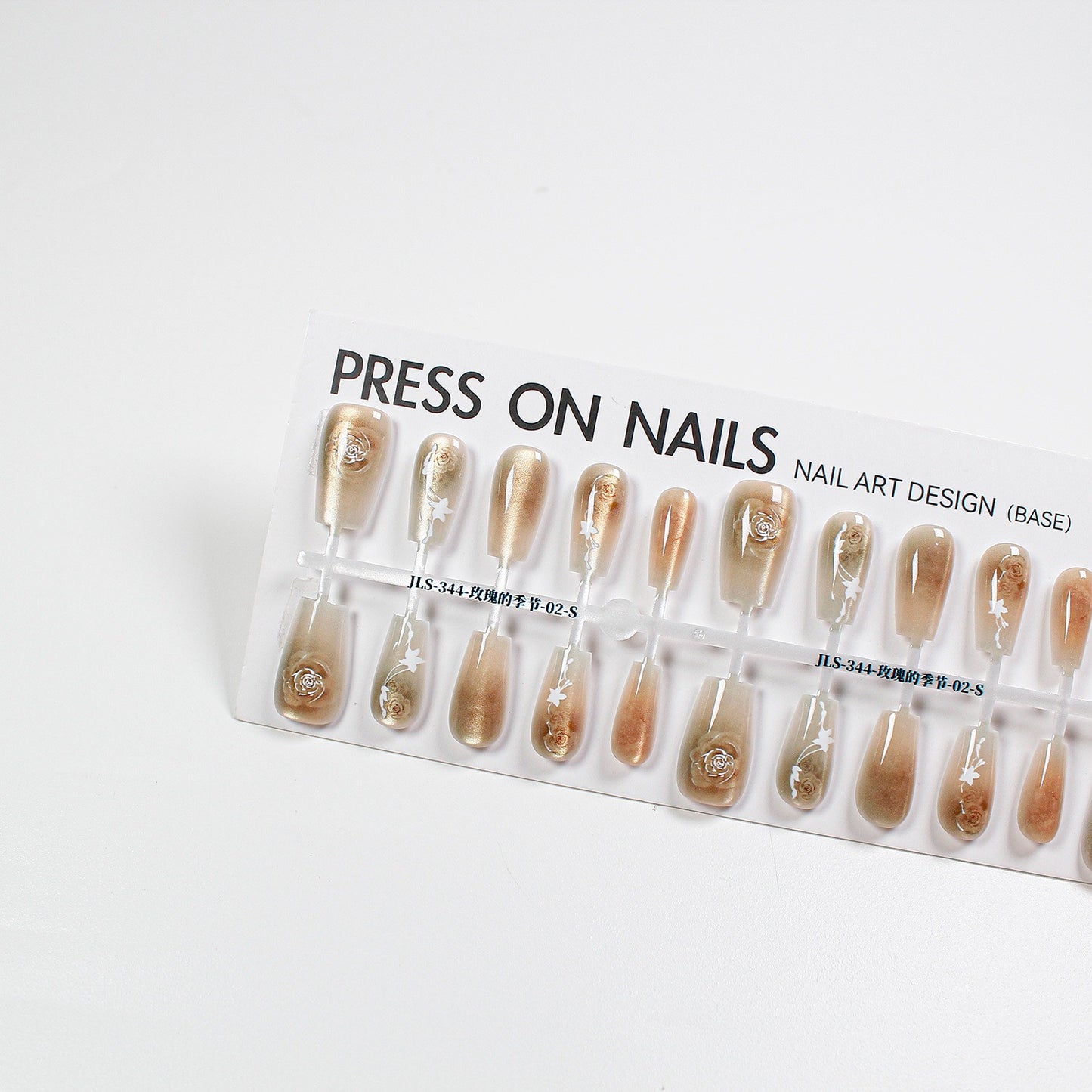 Press on nails long strip 40pcs JLS-344