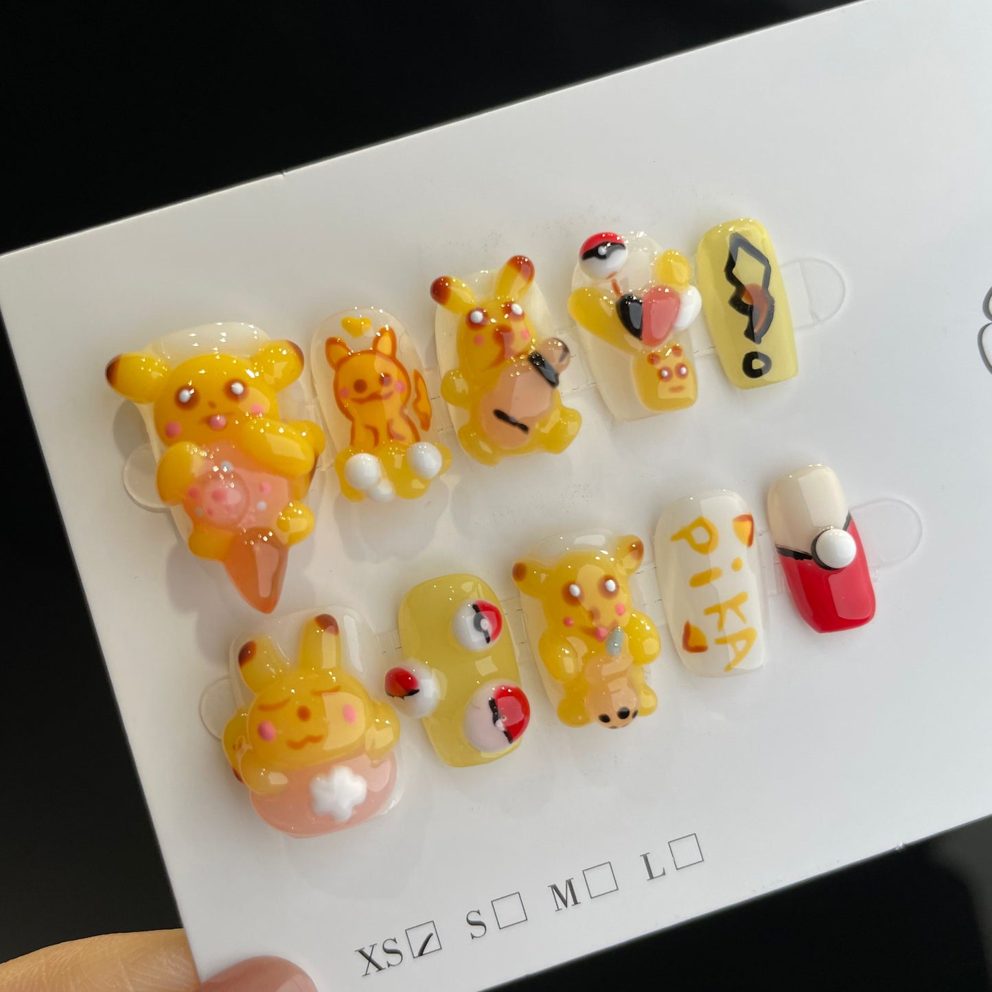 HelloKitty prensa sobre uñas tira larga 40PCS JLS-391 (copia)