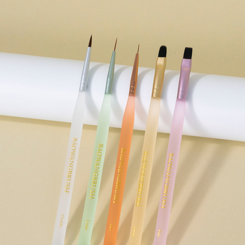 Furit Color Nail Brush Set