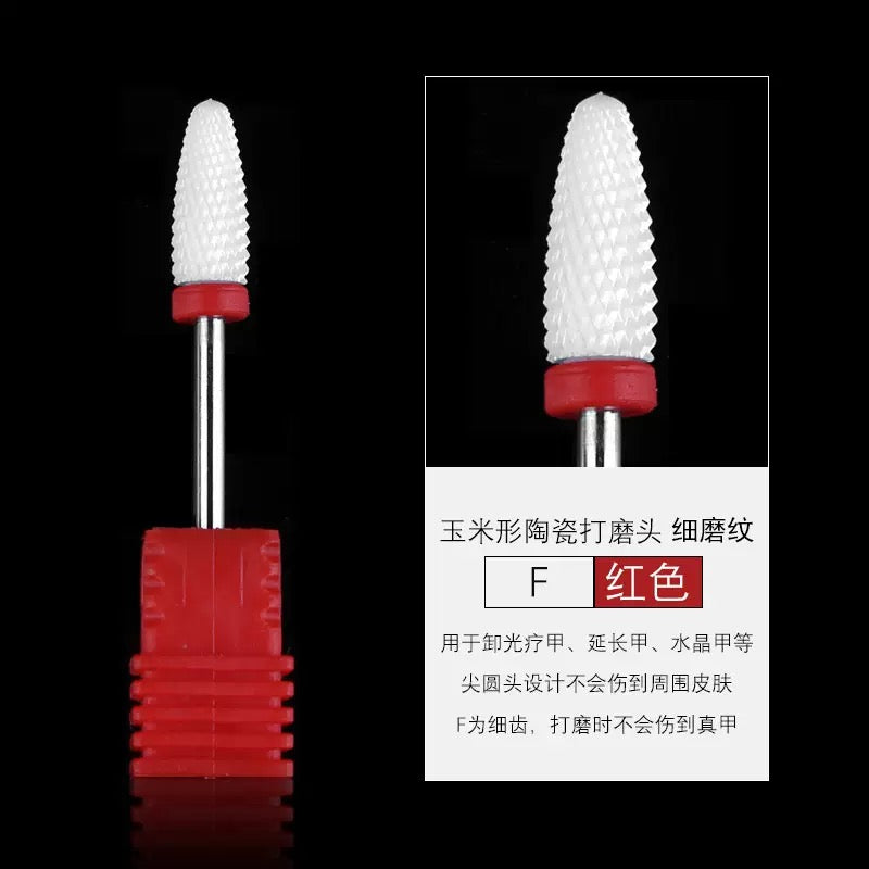 3/32'' Nail Ceramic Grinding Head  Nail Removal Special Grinding  Manicure Tool