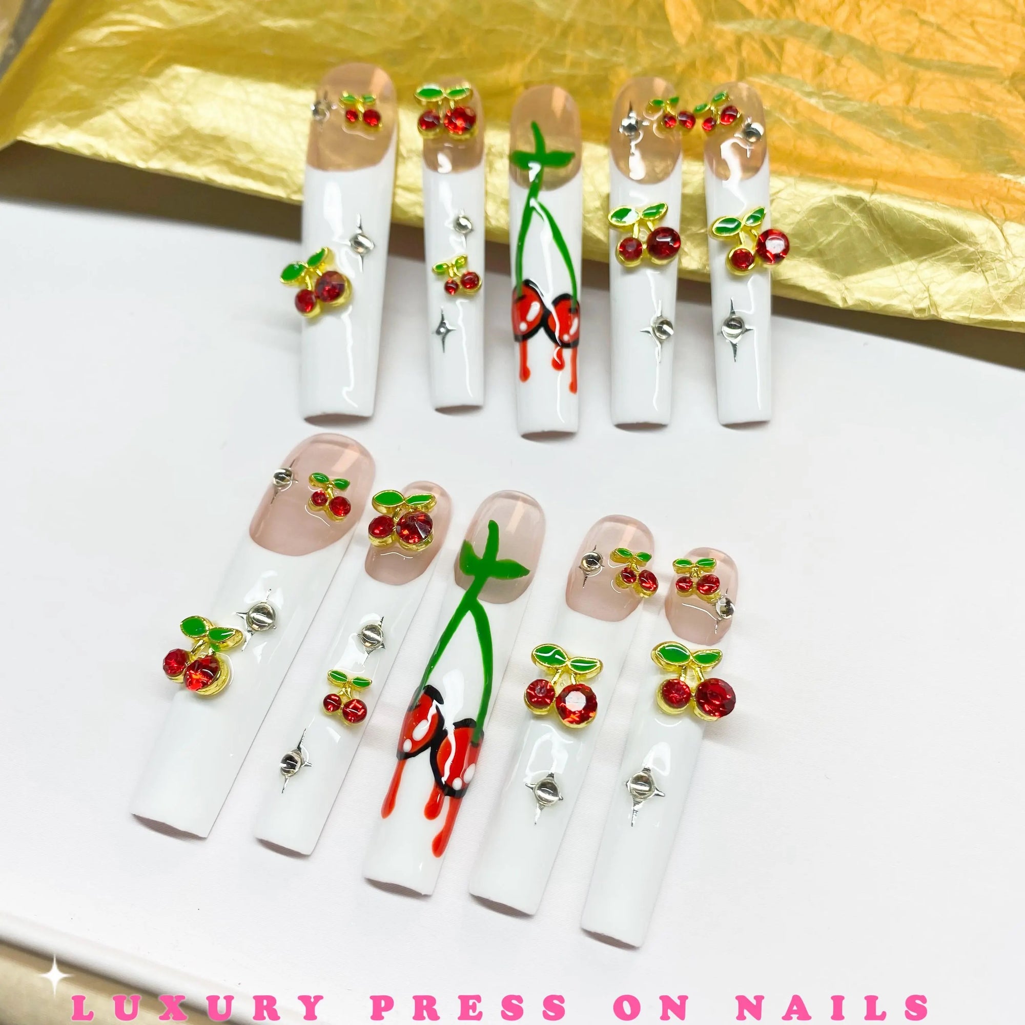 Xtra long press on nails YN-N005