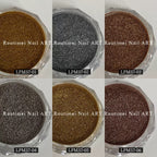 6 pcs/set Magic Mirror Nail Art Powder
