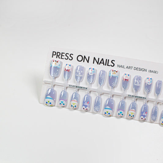 Press on nails long strip 40pcsJLS-457