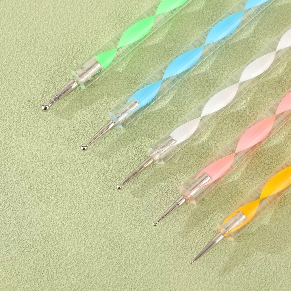 5pcs Nail Art Dotting Pen Set