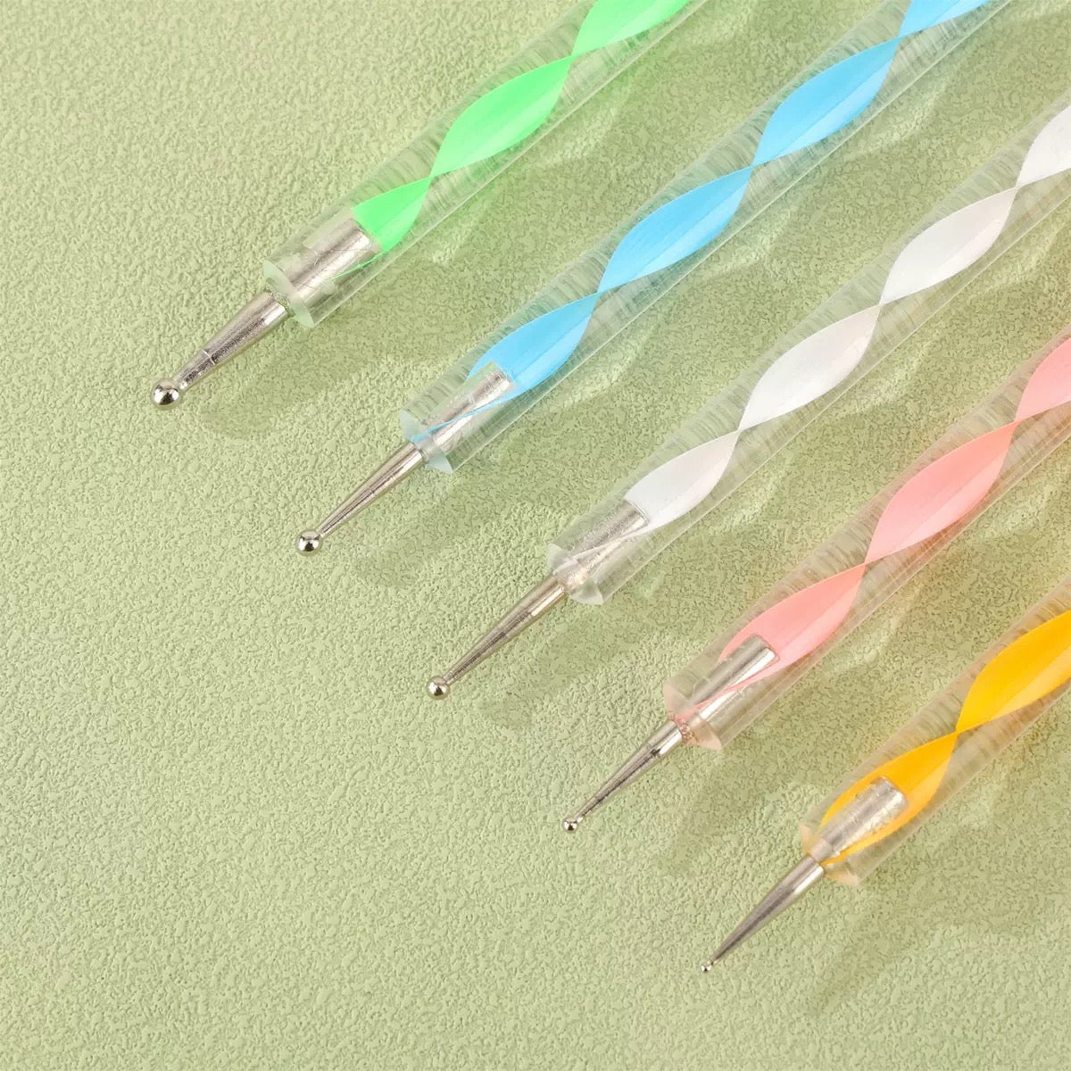 5pcs Nail Art Dotting Pen Set