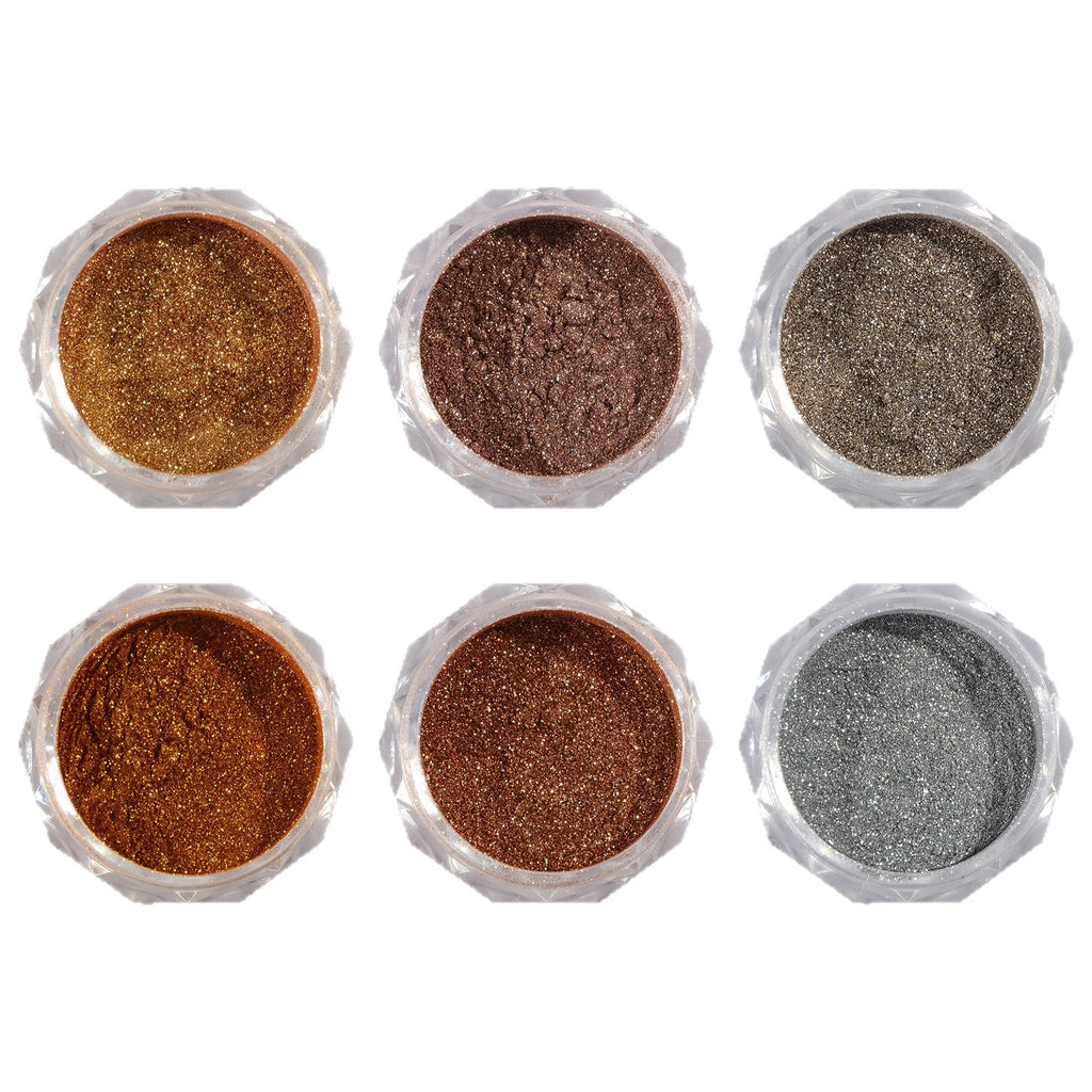 6 pcs/set Magic Mirror Nail Art Powder