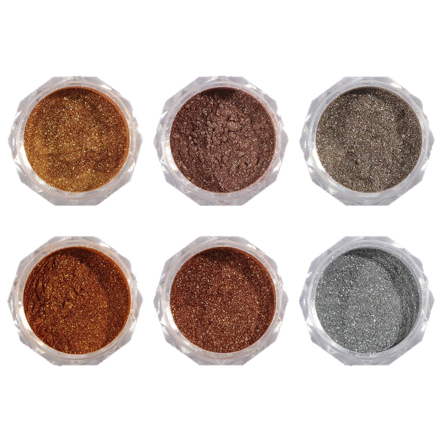 6 pcs/set Magic Mirror Nail Art Powder