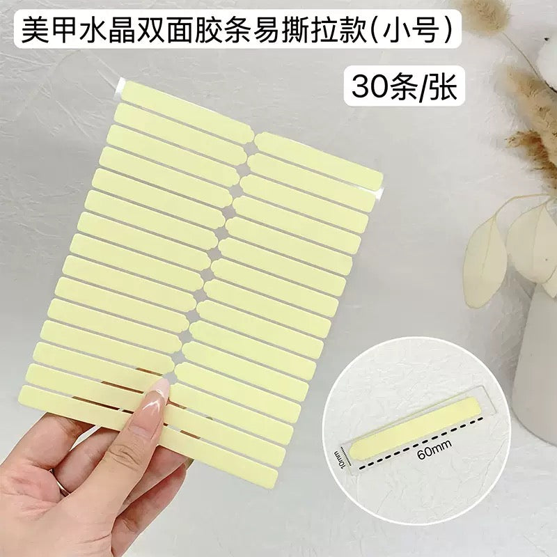30pcs Double Sided Nail Tape