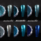 6 pcs/set Magic Mirror Nail Art Powder