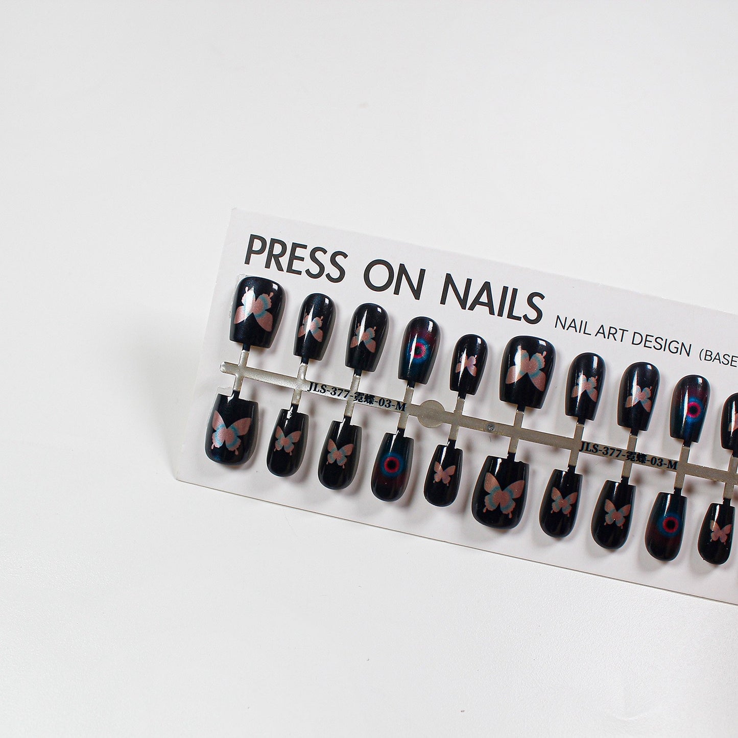 Press on nails long strip 40pcs JLS-377