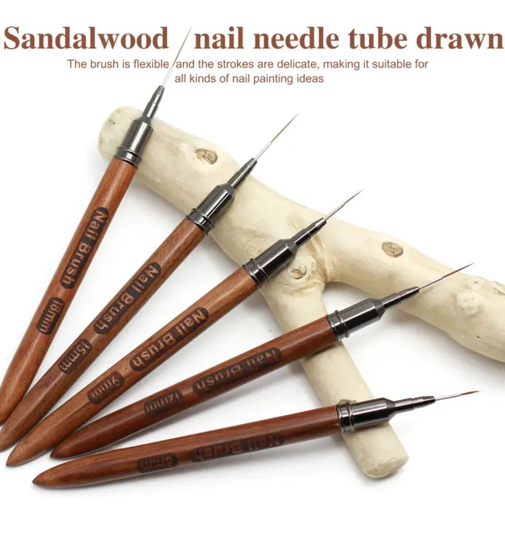 5pcs Nail Art Liner Brushes Set