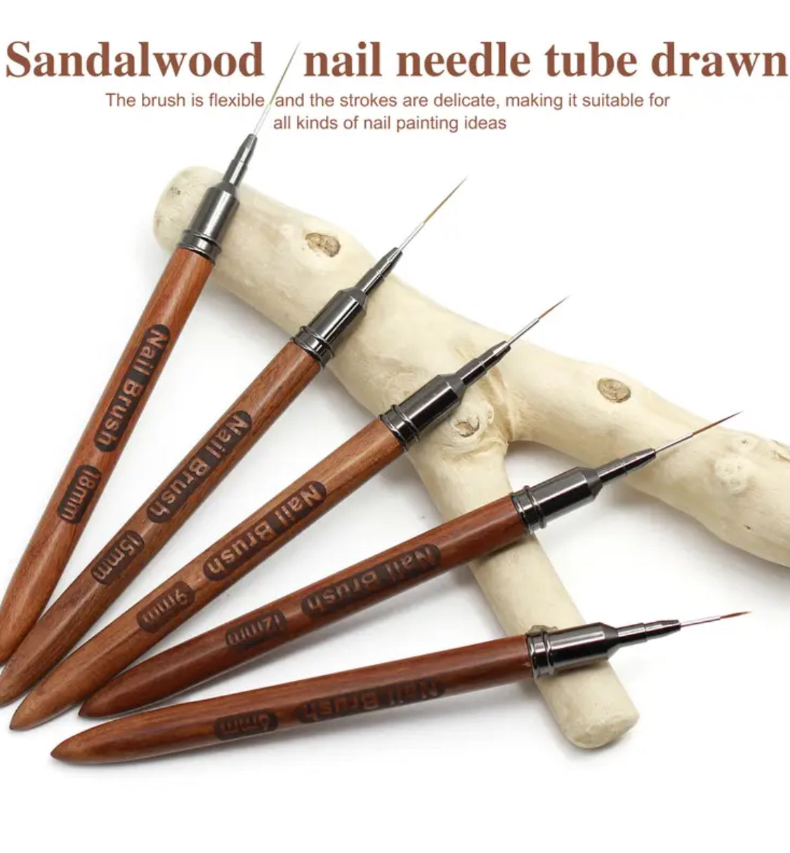 5pcs Nail Art Liner Brushes Set