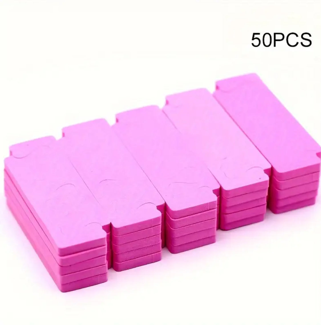 50/pcs、100pcs/set Pink Soft Sponge Finger & Toe Separators Set