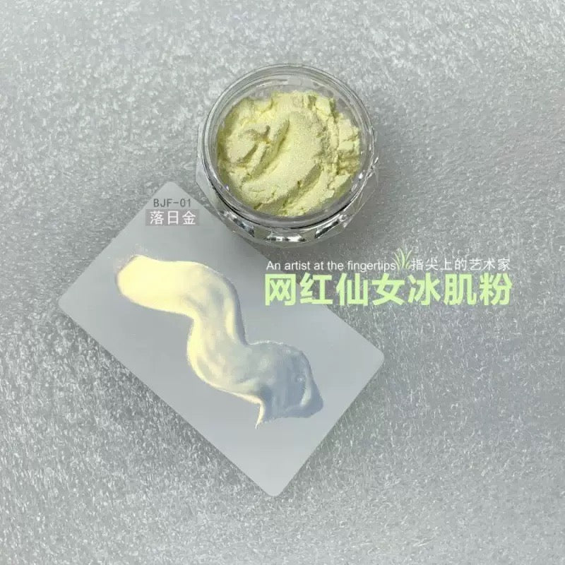 9 pcs/set Magic Mirror Nail Art Powder