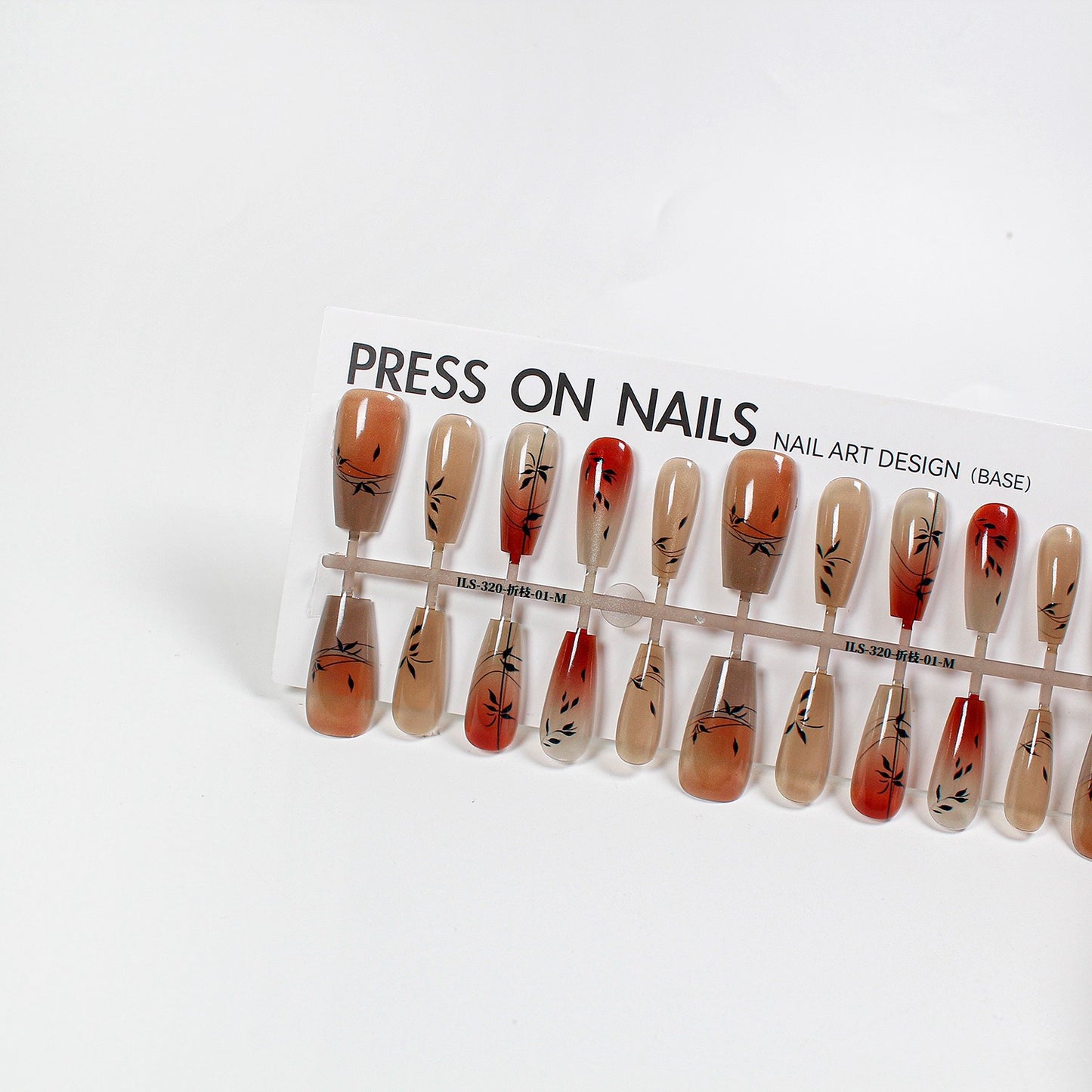 Press on nails long strip 40pcs JLS-320