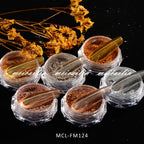6 pcs/set Magic Mirror Nail Art Powder