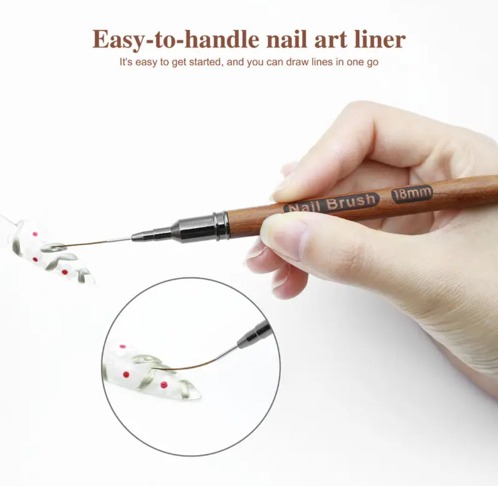 5pcs Nail Art Liner Brushes Set