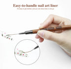 5pcs Nail Art Liner Brushes Set