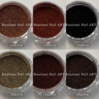 6 pcs/set Magic Mirror Nail Art Powder
