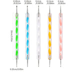 5pcs Nail Art Dotting Pen Set
