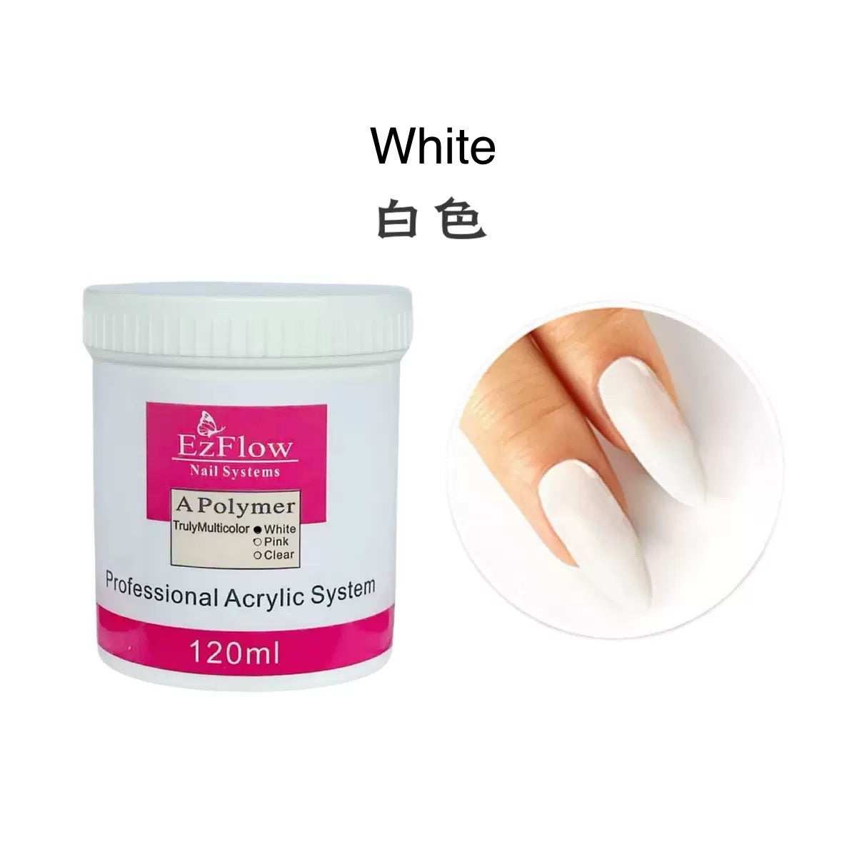 3 colors Acrylic Nail Powder
