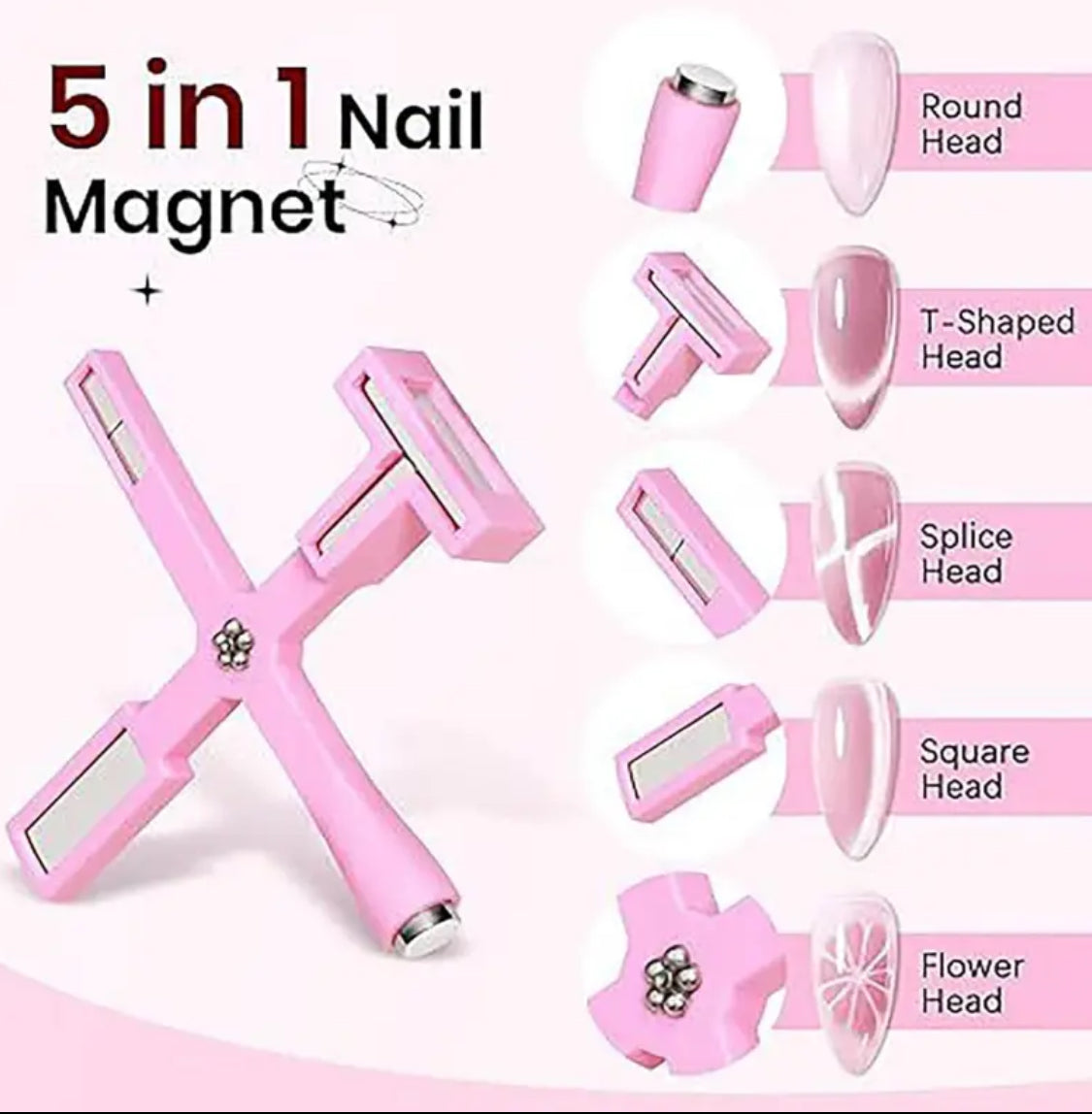 5 in 1 Magnetic Nail Tool