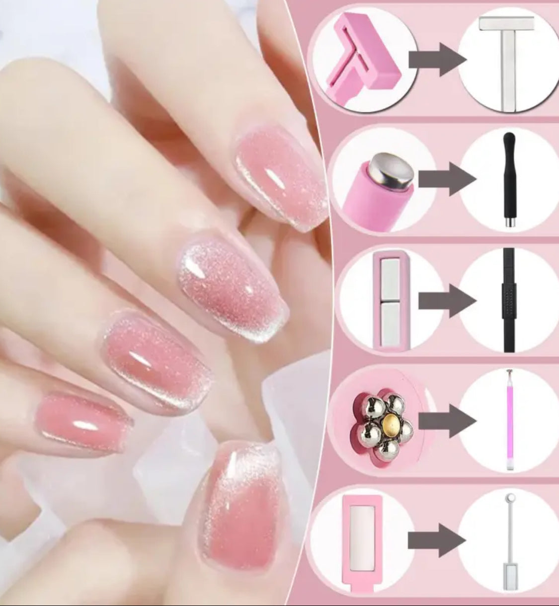 5 in 1 Magnetic Nail Tool