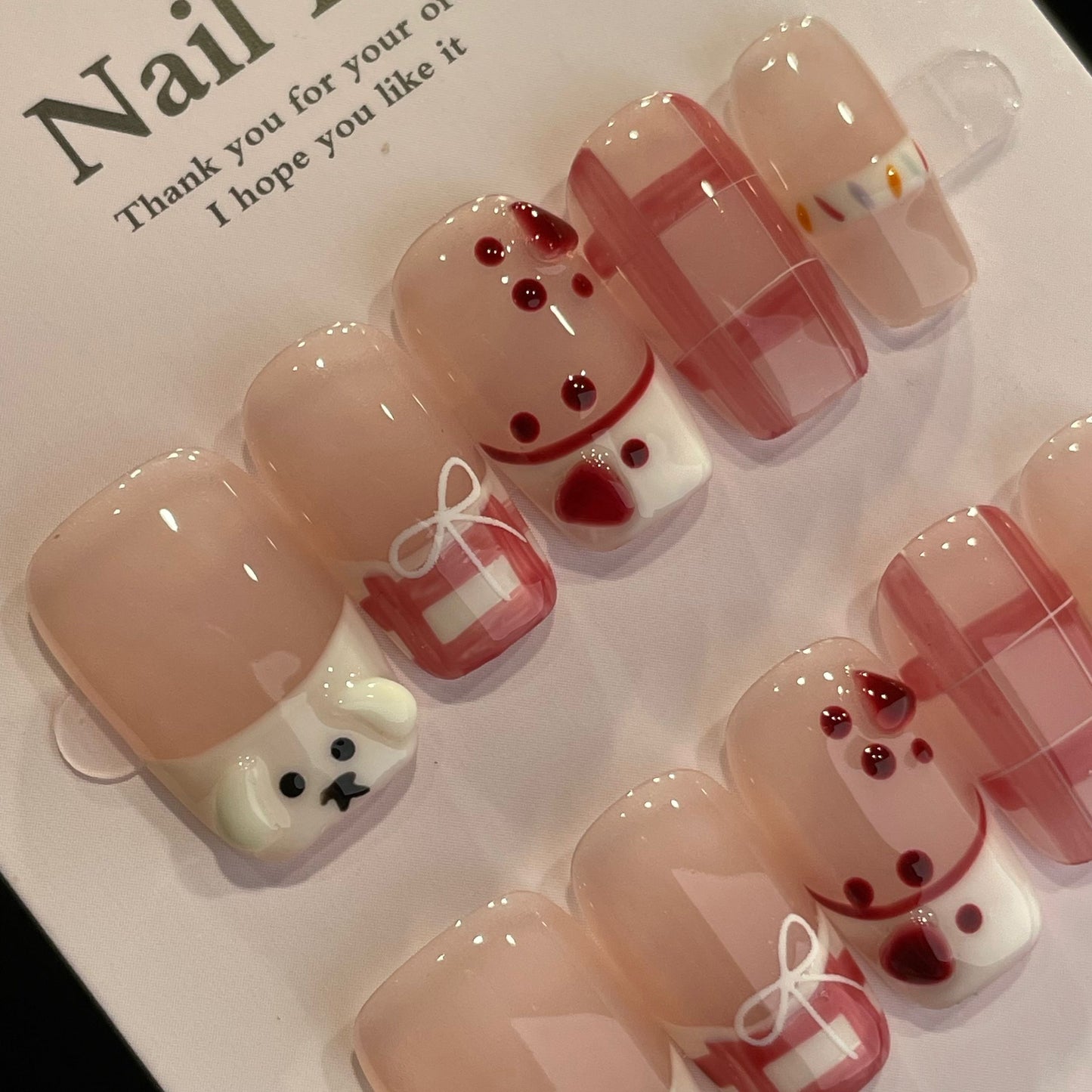 HelloKitty prensa sobre uñas tira larga 40PCS JLS-391 (copia)