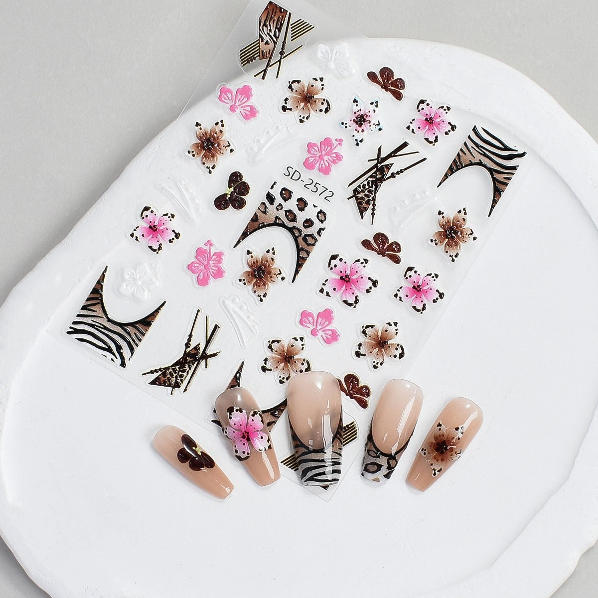 6pcs Nail Stickers