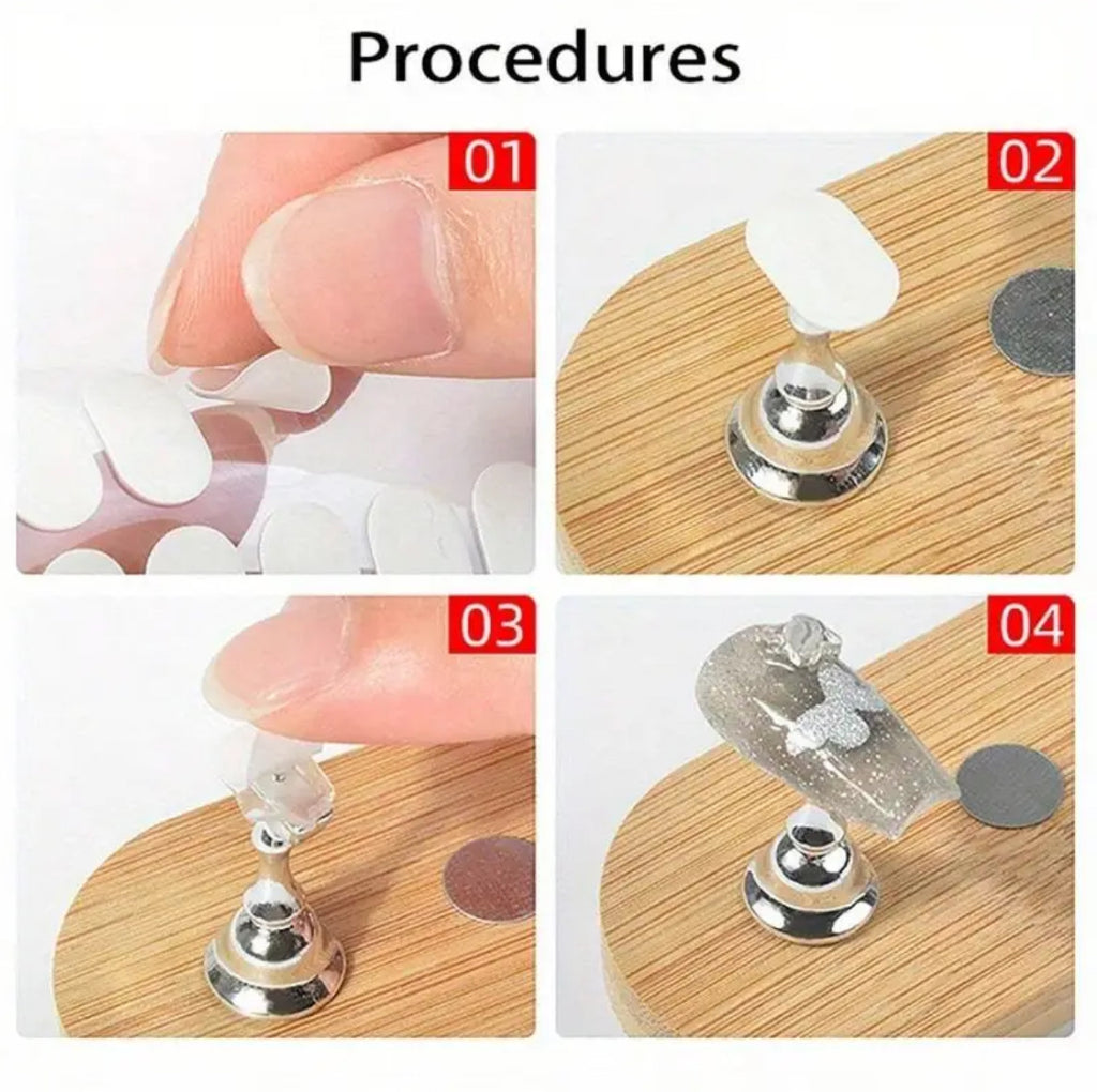1sheet/100pcs Nail stand sticker