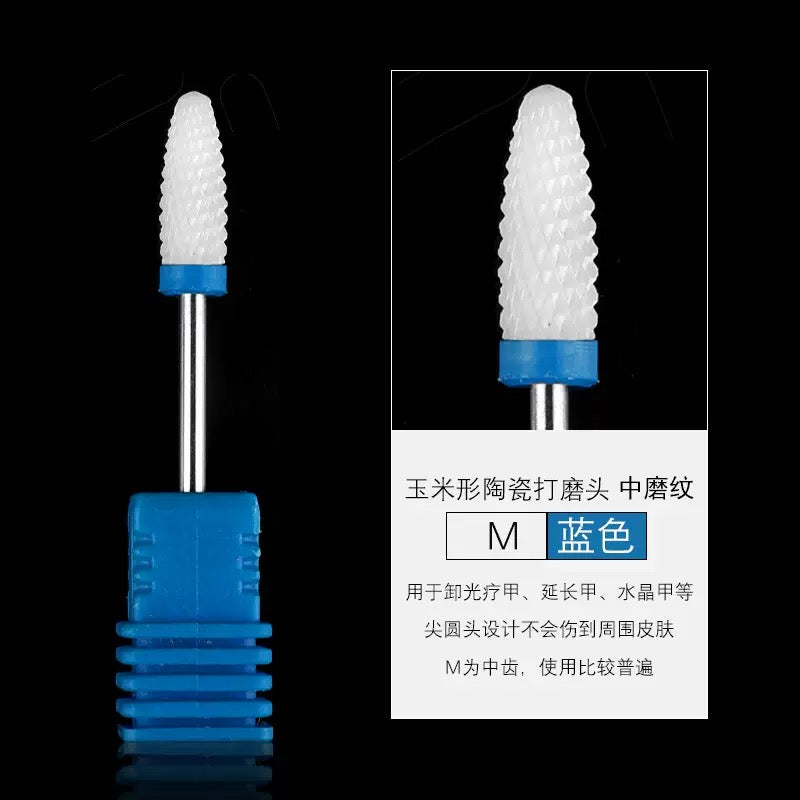 3/32'' Nail Ceramic Grinding Head  Nail Removal Special Grinding  Manicure Tool