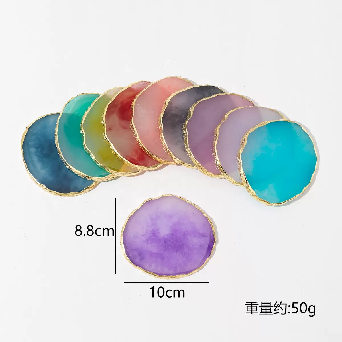 nail gel mixing plate（random color)