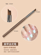 9pcs Nail Detail Paint Brushes Set