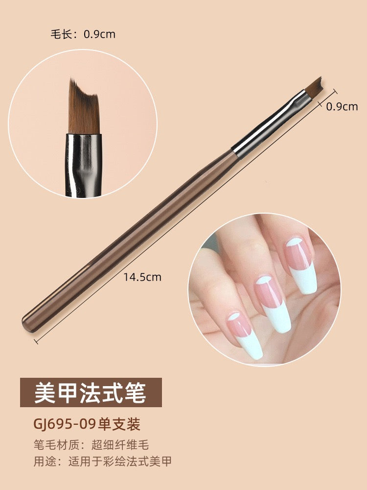 9pcs Nail Detail Paint Brushes Set